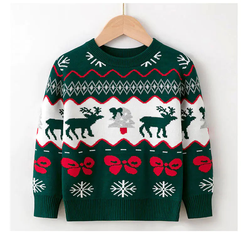 Children's Christmas Deer Sweater